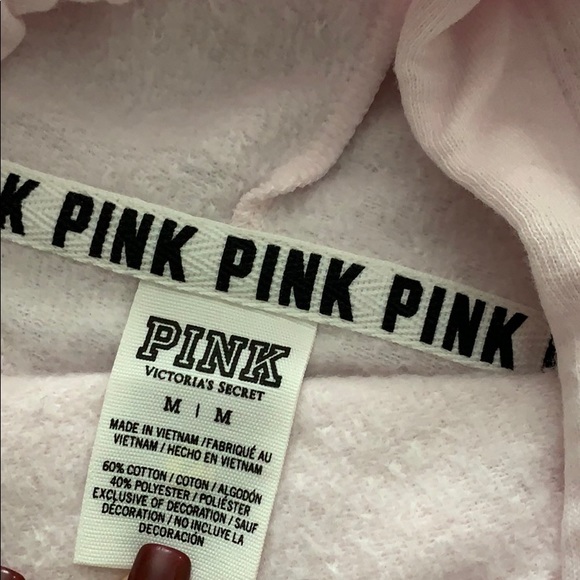 NWOT Victoria’s Secret PINK bling hoodie - Picture 4 of 5